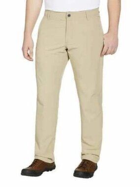 HI-TEC Men's Cross Functional Performance Pants, KHAKI, 40 X 29